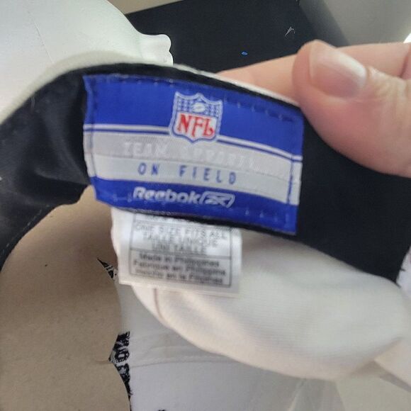 Division Champions NFL Reebok White Baseball Cap Hat Strapback - New! - Picture 6 of 7